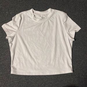 a size small white cropped shirt